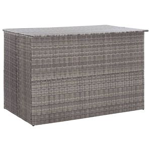 59.1 grigio "x 39.4" x 39.4 "scatola portaoggetti in Poly Rattan - Product Image 1