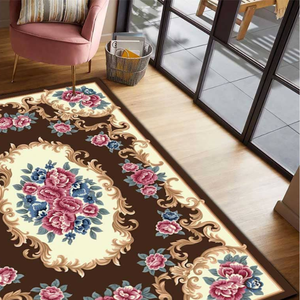 Moquette Shufu moderne abstraite, fabriquée à la machine, en polyester brillant, à poils moyens, antidérapante, anti-allergique, facile à nettoyer pour la maison - Product Image 5