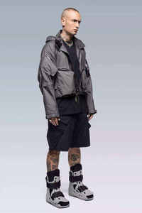 Men's Techwear Jacket Waterproof Tactical Windbreaker Urban Cyberpunk Streetwear Cargo Multi-Pocket Windproof Outdoor <b>Coat</b> - Product Image 2