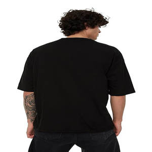 Custom Logo High Quality 260 GSM Heavy Weight <b>Box</b> Fit 100% Cotton <b>Drop</b> Shoulder Oversized Cropped Boxy T Shirts for Men - Product Image 2