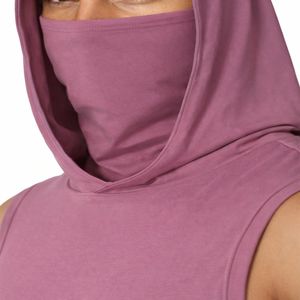 Débardeur à capuche pour homme, col en V, style décontracté, vêtements de sport, fitness, entraînement, extensible, séchage rapide, respirant, écologique - Product Image 4