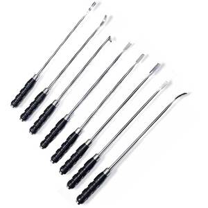 Juego de 8 instrumentos quirúrgicos ortopédicos de acero inoxidable para cirugía de cadera con retractor de cemento - Product Image 4