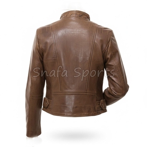 Chaqueta de cuero premium para mujer, ideal para salidas nocturnas, estilo motero y elegante para eventos sociales. - Product Image 2