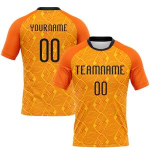 OEM Sublimated 100% Polyester Athletic Jersey Set Wholesale Team Uniform <b>Custom</b> Training Shorts Club Sportswear Apparel Wear Set - Product Image 2