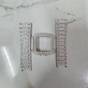 Custom Luxury Moissanite Watch | VVS Iced Out Skeleton | Passes Diamond Tester Wholesale - Product Image 3