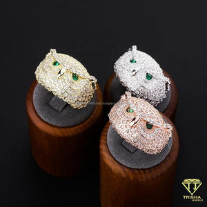 Anillo de Moissanita al por mayor con diseño de animal en plata de ley 925 para minoristas de joyería de lujo - Product Image 5