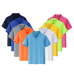 Polo de golf unisexe à manches courtes en coton de haute qualité, séchage rapide, personnalisable avec logo imprimé par sublimation pour hommes – Vente en gros - Product Image 1