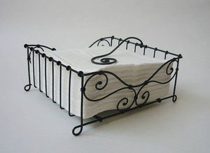 Best Selling Luxury Eco-Friendly Portable Modern Design Silverware Napkin Stand Deluxe Quality Metal <b>Tissue</b> Organizer <b>Holders</b> - Product Image 4