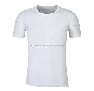 Camiseta Deportiva de Verano con Logotipo Personalizado OEM, Cuello Redondo de Secado Rápido y Peso Pesado, con Logotipo Impreso Personalizado en Blanco al por Mayor - Product Image 1