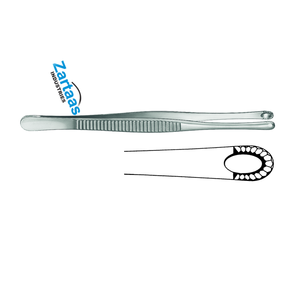 Hochwertige Edelstahl RUSS MODELL TISSUE FORCEP 25 CM Chirurgische Instrumente Hersteller & Exporteur - Product Image 2