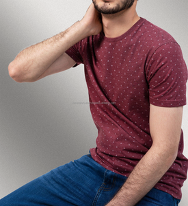 Camisetas de Algodón 100% Personalizadas de Alta Calidad al por Mayor para Hombre, Cuello Redondo de Poliéster Tejido, Estampadas, Esenciales de Streetwear, Anti-Pilling - Product Image 4