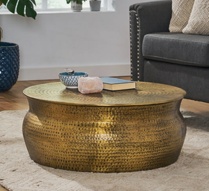 Mesa de Centro Moderna y Elegante de Metal, Mueble de Lujo Hecho a Mano para Sala de Estar, con Almacenamiento y Decoración para Hogar u Oficina - Product Image 4