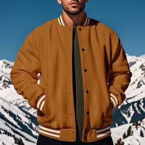 Nouvelles vestes varsity à double boutonnage de haute qualité, personnalisées, style hip-hop, avec patchs en chenille, pour hommes, fabriquées par TRIOTAKE INDUSTRY - Product Image 4