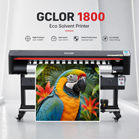 Impresora Eco Solvente GCLOR GCLORD1800 de 1.83m con Cabezales de Impresión Dobles Epson I3200/F1080 para Impresión de Lonas y Pancartas de Vinilo