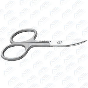 Tijeras de uñas para cutículas pequeñas con hermoso diseño para damas Tijeras de punta de flecha inteligente curvada Cuidado de uñas preciso Personalizable - Product Image 5