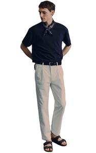 Pantalon court pour hommes de haute qualité coupe régulière confortable et extensible en coton sergé Chinos importé droit prix de gros - Product Image 6