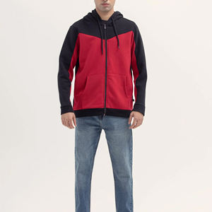 Vente flash : sweats à capuche zippés pour homme à manches longues, effet délavé, design unique, taille et couleur personnalisées. - Product Image 2