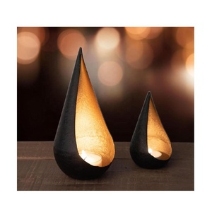 Portavelas de luz de té de cobre brillante de oro plateado y negro, portavelas de Metal pequeño, portavelas de decoración de Navidad y boda - Product Image 3