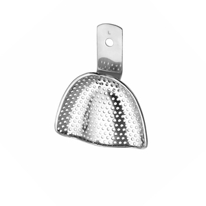 Plateaux d'empreintes dentaires en acier inoxydable manuels de qualité supérieure, certifiés CE, de qualité médicale, pour usage dentaire en clinique, à prix abordable - Product Image 3