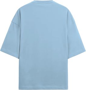 เสื้อยืดแขนสั้นผู้หญิง ผ้าหนา ทรงหลวม เรียบง่าย สไตล์สตรีทแวร์ โลโก้เรียบๆ - Product Image 2