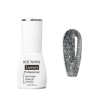3 Vernis de Finition Scintillants en Caoutchouc Vegan, Sans Cruauté Animale, Sans HEMA, Sans TPO, Effet Pailleté, Marque Privée