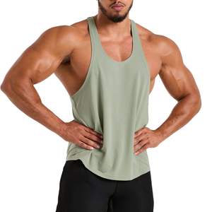 Camiseta sin Mangas Personalizada al por Mayor, Ecológica, Transpirable, Anti-UV, de Secado Rápido para Hombre, Color Personalizado, Estilo Urbano, para Gimnasio - Product Image 5