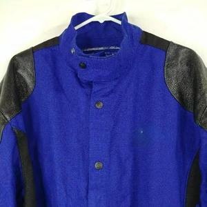 Chaquetas de Soldadura al por Mayor con Delantal de Cuero de Vaca, Resistentes al Fuego y a las Llamas, para Soldadores, Chaqueta de Soldadura de 2 Piezas - Product Image 5