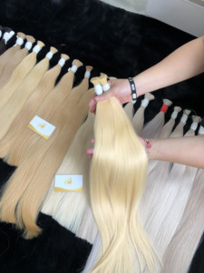 Extensiones de Cabello Humano de Color al Por Mayor al Mejor Precio de Vietnam, Cabello Virgen Crudo de 100g, Textura Lisa, Estilo de Lujo - Product Image 2