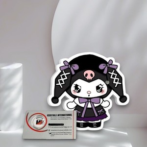 Outils d'extension de cils en acrylique personnalisés, magnétiques, noirs, avec motifs Kuromi Kitty, en forme de tuiles, rectangulaires, ovales, en forme de cœur, carrés, en forme de fleur et en forme de cercle, pour artistes - Product Image 5