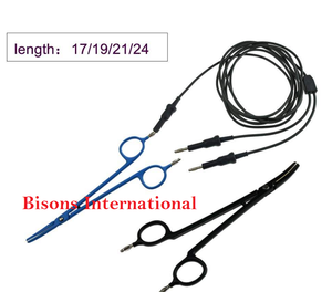 BISONS Instrumentos Quirúrgicos Vasculares Profesionales de Alta Calidad, Tijeras Bipolares, Pinzas Hemostáticas Curvas, Herramientas Quirúrgicas - Product Image 2
