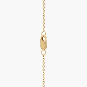 Collar con Colgante de Diamante Cultivado en Laboratorio, Corte Pera y Redondo, en Oro Blanco de 14K - Product Image 5