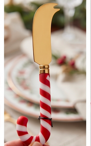 Ensemble de couteaux à fromage avec manche en forme de canne à sucre, couverts décoratifs pour les fêtes et les tables de réception - Product Image 3