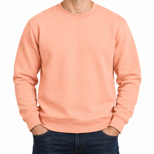 Sudadera de invierno extragrande para hombre 100% algodón, de gran venta, bicolor, con cremallera, efecto lavado a la piedra, con logotipo bordado personalizado y apliques - Product Image 4