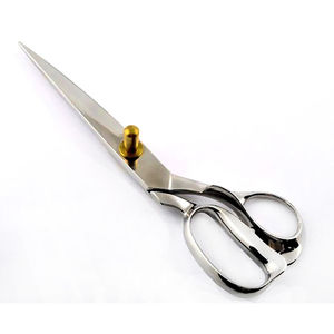 Ciseaux de tailleur pliables en acier inoxydable à long manche, outil de coupe professionnel pour la couture de vêtements et les projets d'artisanat, écologiques - Product Image 1