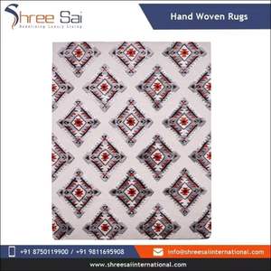 Gran oferta, alfombra Dhurrie de algodón hecha a mano, reversible, ecológica, moderna, antideslizante, lavable, Floral con patrón, alfombra para interiores de vida - Product Image 3