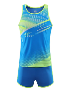 Traje de Running Profesional para Entrenamiento, Venta al por Mayor, Personalizado con Sublimación, Invierno, Adulto, Color en Contraste, Atletismo - Product Image 3