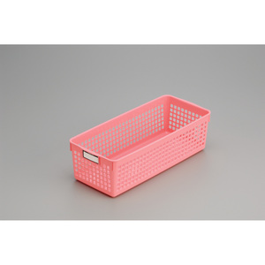 Cesto portaoggetti rosa nome lungo Inomata - Product Image 1