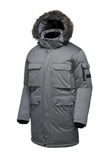 [MARK] OEM/ODM เสื้อพาร์กาฤดูหนาวยี่ห้อเกาหลี MK-4076 ผ้าสเตรชบุขนเป็ด พร้อมฮู้ดขนสัตว์ - Product Image 3