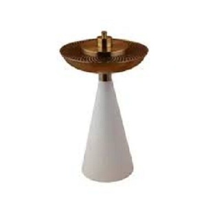 Brûleur d'encens thérapeutique en métal de style antique en alliage de zinc et bois de santal, support de luxe miniature 100% naturel pour encens indien toutes saisons - Product Image 1