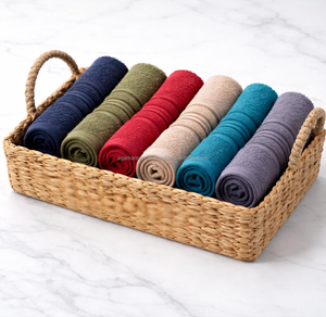 Serviette de toilette en coton naturel premium 400 GSM |   3X plus doux |   Séchage rapide et antibactérien - Product Image 5