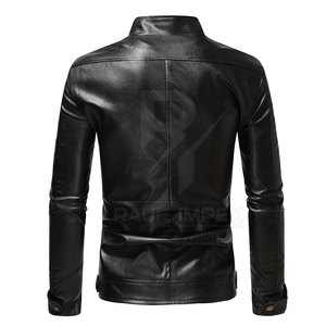<b>Men</b> <b>Leather</b> <b>Jacket</b> Real Cowhide Fashion Trendy Stylish Everyday Wear <b>Leather</b> Fashion Classic Casual Outerwear - Product Image 2