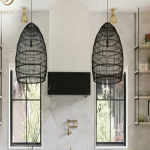 Wada โคมไฟแขวนแบบเชือกทอสองโทนโคมไฟแขวน - Product Image 3