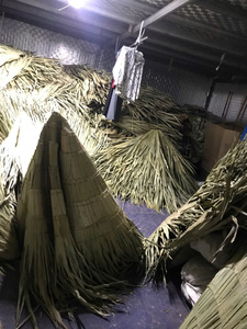 Vietnam 2m Palm Umbrella Natural Palm Leaf Thatch Bamboo Frame for Outdoor Patio Beach Resort Shade Decor - Product Image 2