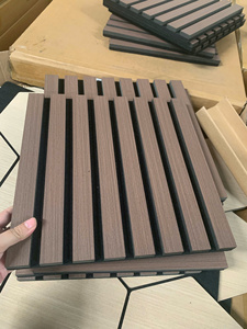 Paneles Acústicos Decorativos de MDF Natural, Panel de Pared de Listones de Madera para Cabecero, Núcleo de Pino con Fieltro de Poliéster para Cine en Casa - Product Image 5