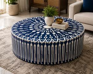 Table basse moderne en os incrusté, faite à la main, meuble décoratif pour salon, design élégant pour la maison - Product Image 2