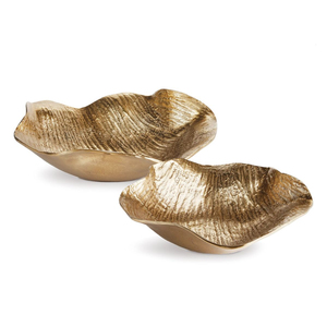 Handmade <b>Gold</b> Metal <b>Bowl</b> Minimalist Design Polished Surface Decorative Serving Dish For Table Centerpiece Home <b>Decor</b> From India - Product Image 5