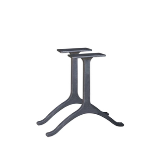 Table Legs for <b>Bench</b> or Coffee Table 1 Pair, Metal Black Table Legs - Product Image 2