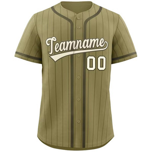 Maillot de baseball OEM personnalisé en coton et polyester de haute qualité, coupe ajustée, avec logo personnalisé pour équipe - Product Image 5