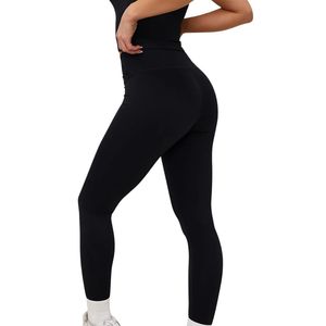 Women's <b>Black</b> <b>Wrap</b> Over Legging High Waisted Stretch Yoga Pants Contour Fitness Tights Gymwear Activewear Apparel - Product Image 6