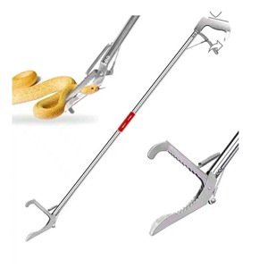 Solid Extra Heavy-Duty Snake Tongs Wide Jaw Reptile <b>Grabber</b> Catcher Extra Wide Jaw Handling <b>Tool</b> for Trapping - Product Image 1